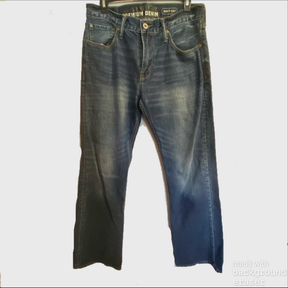 Old Navy Premium Denim Bootcut Micro Blue 32x34